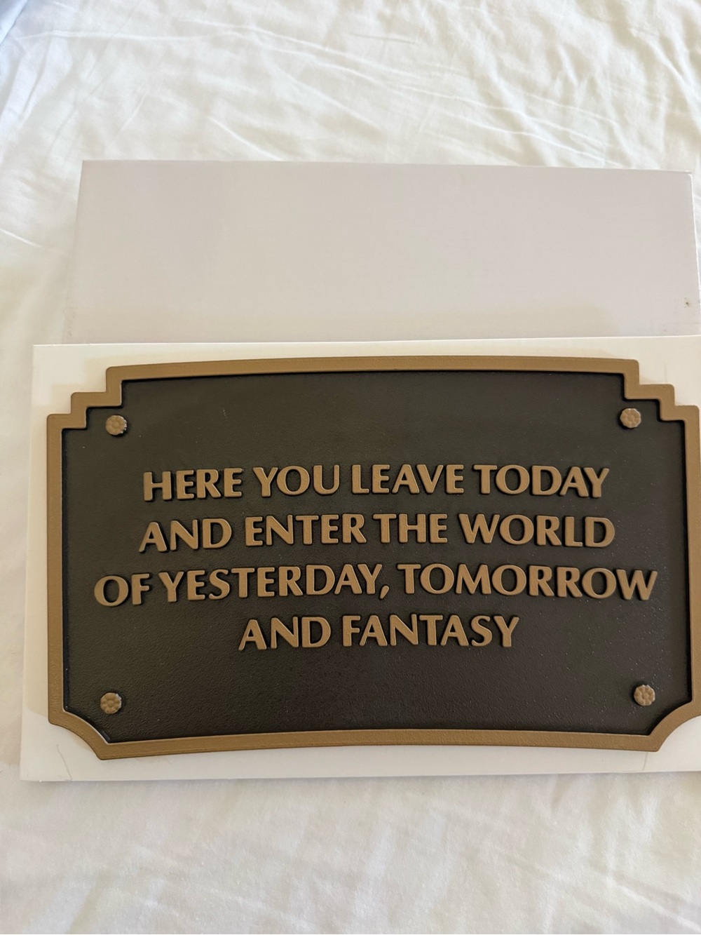 Disney D23 Exclusive Wall Plaque